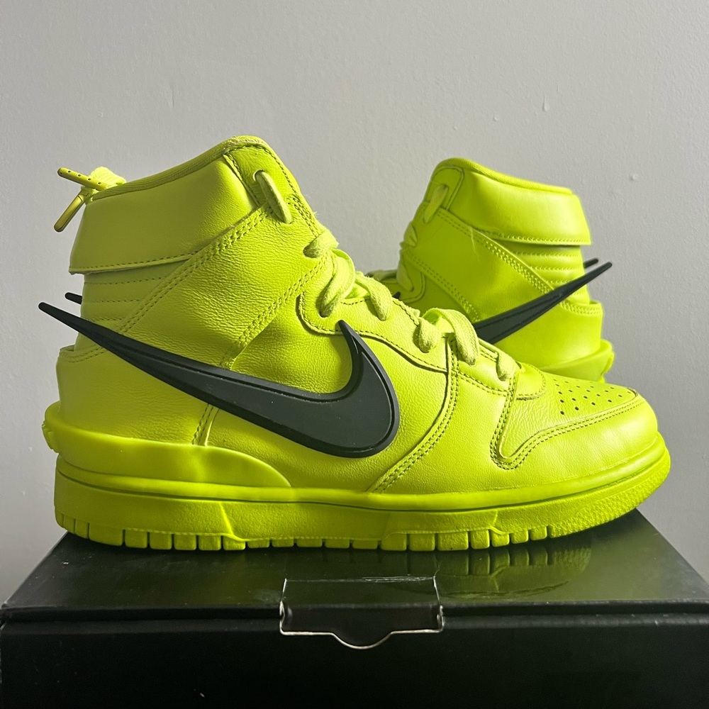 Nike x Ambush Dunk High 'Flash Lime' Sneakers